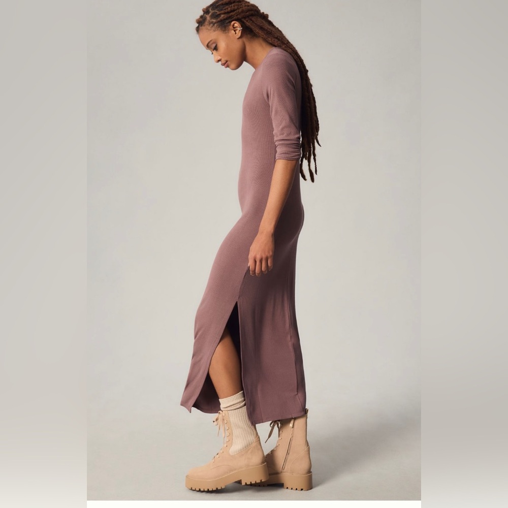 Bordeaux maxi dress by Anthropologie
